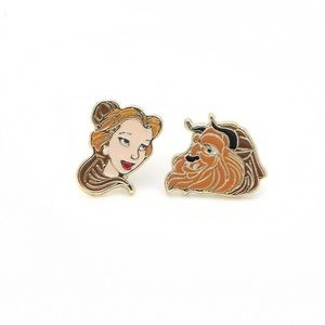 Belle and Beast Stud Earrings